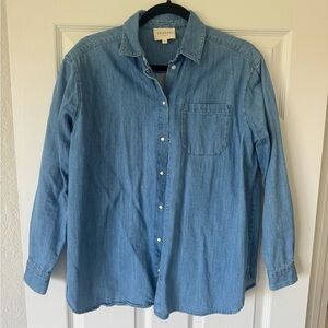 Sezane Max Shirt - Deep Blue 34